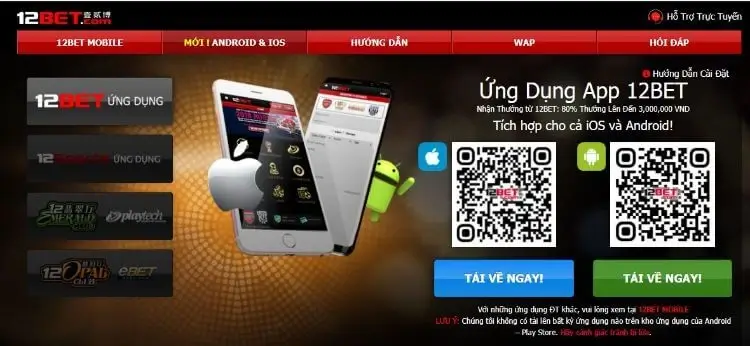 ứng dụng 12bet
